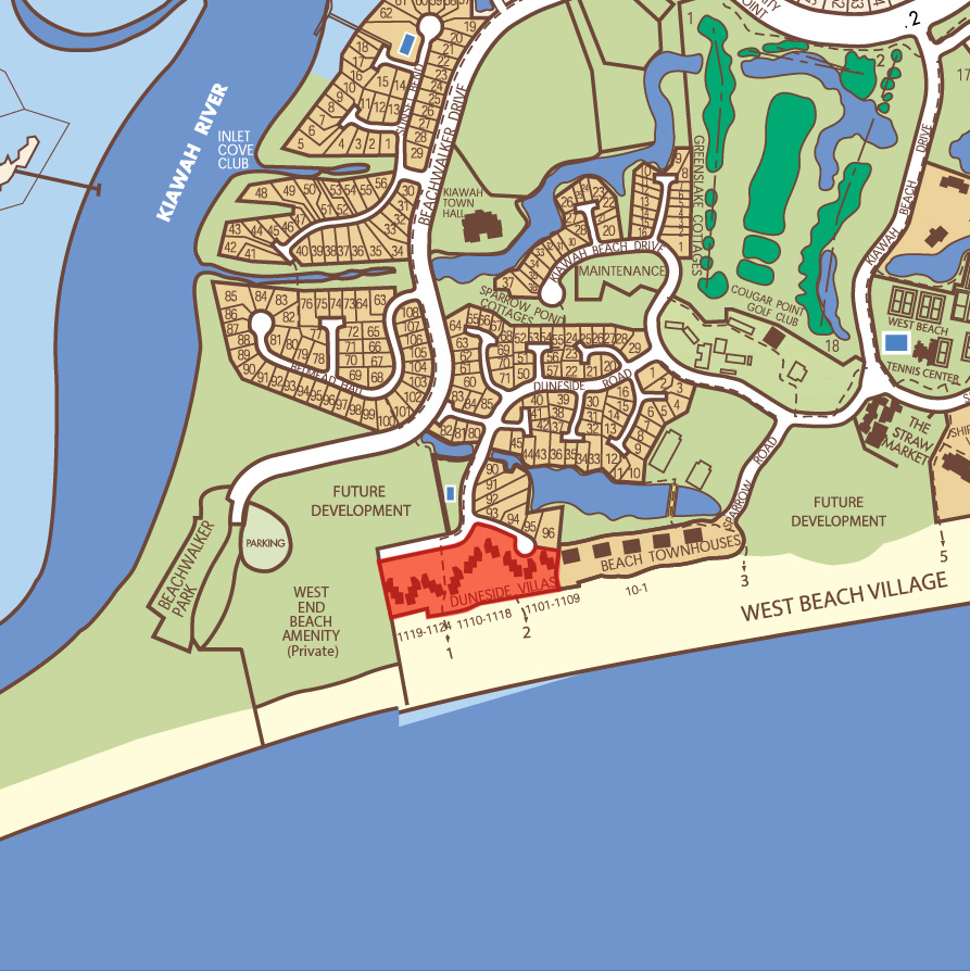 Duneside Villas Kiawah Island Real Estate