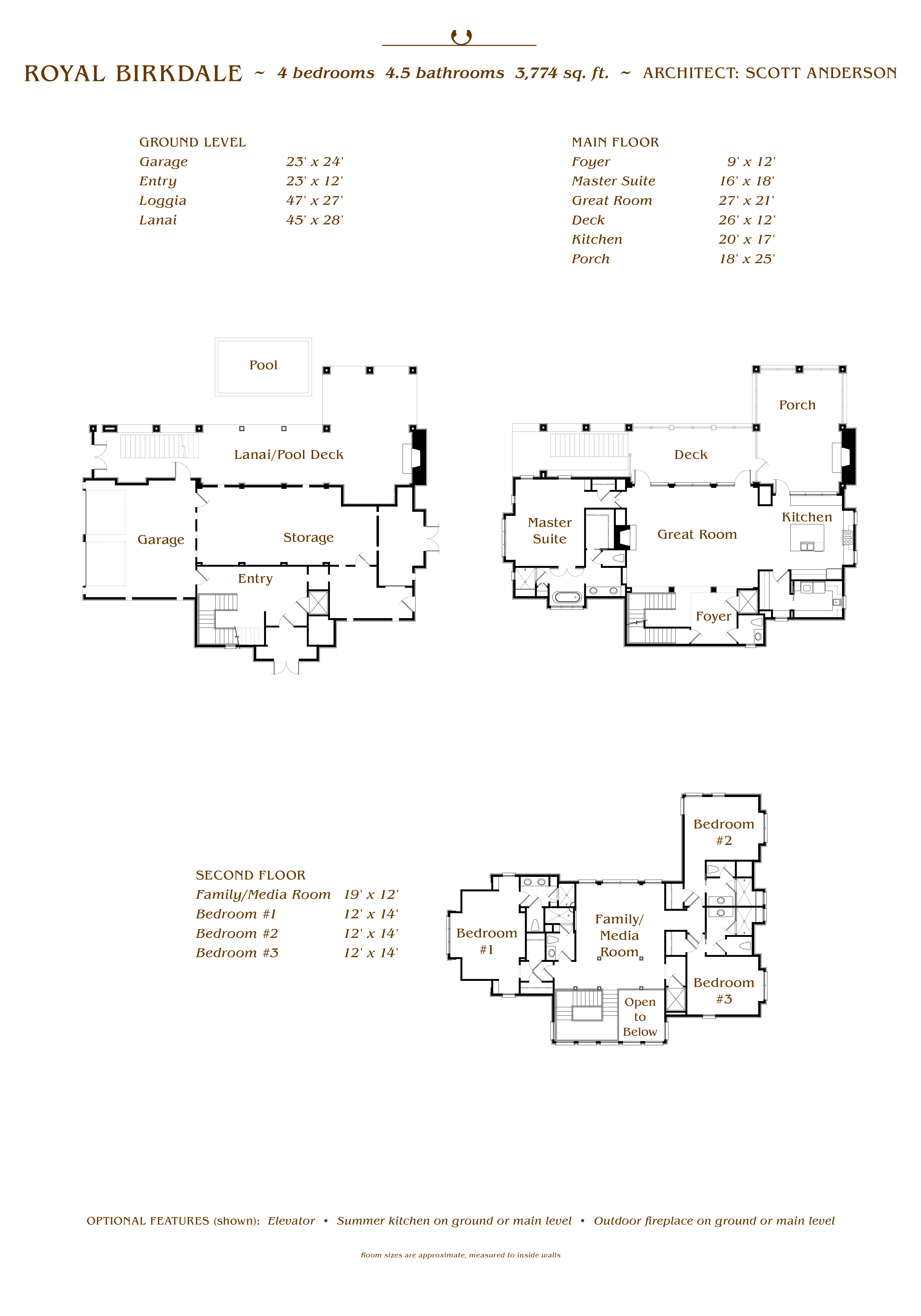 Royal Birkdale Floor Plan