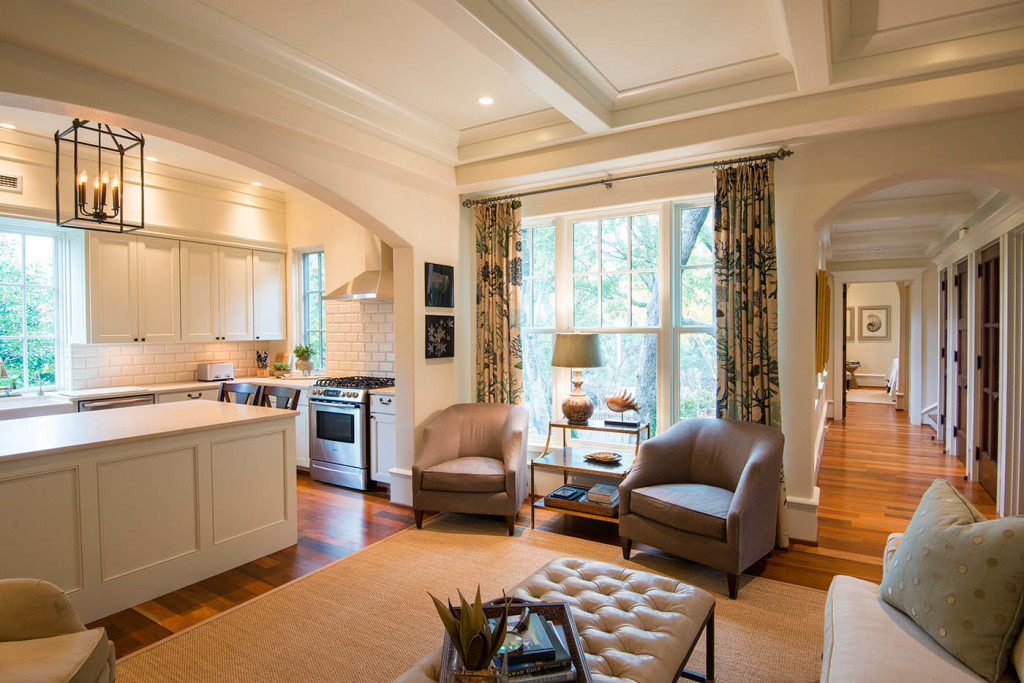 Gorgeous interiors include select ipe flooring, solid mahogany doors, stone and marble appointments, arched hallways, plantation shutters, handsome trims and moldings, custom finishes, and designer fabrics and furnishings.