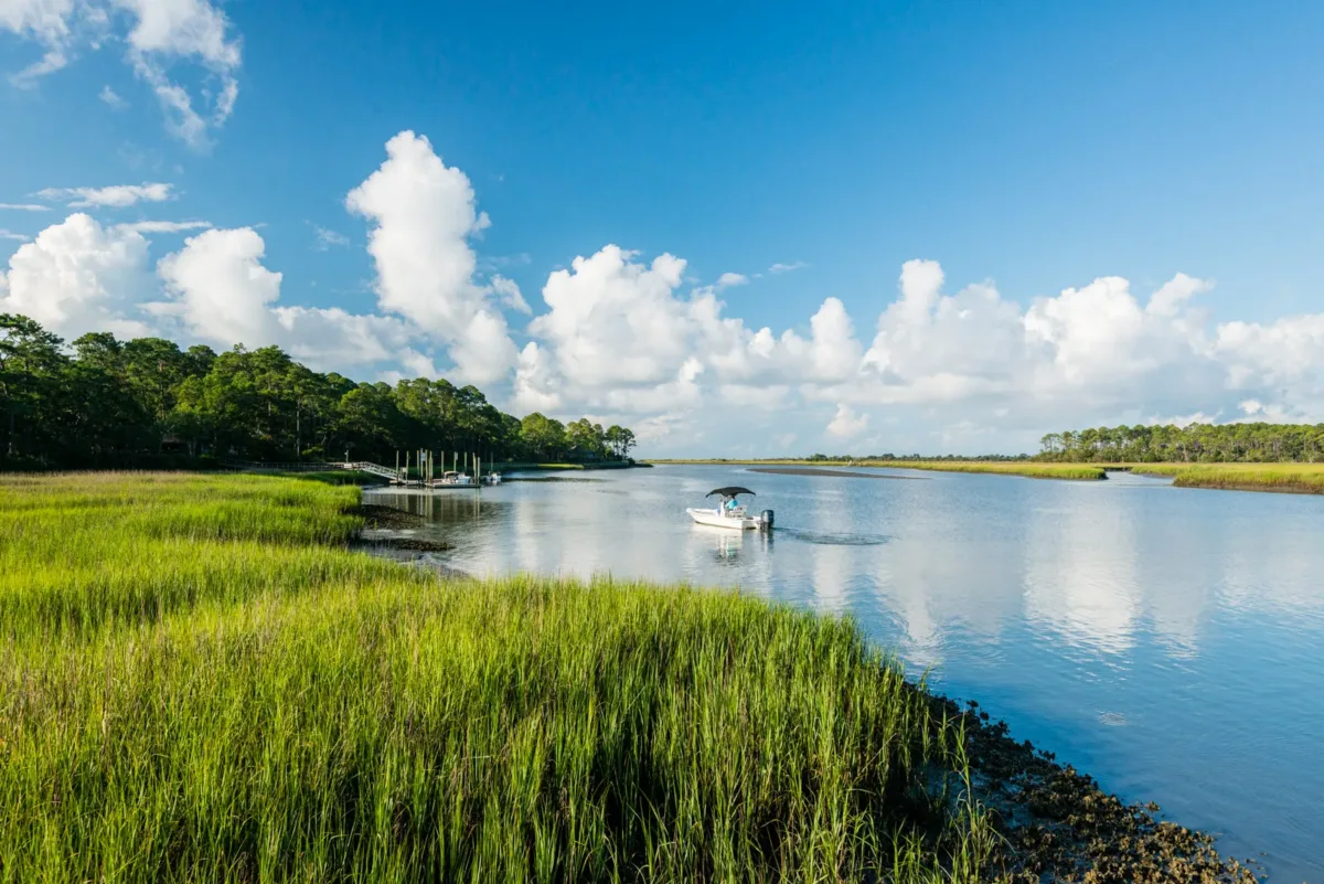 Boating on kiawah island