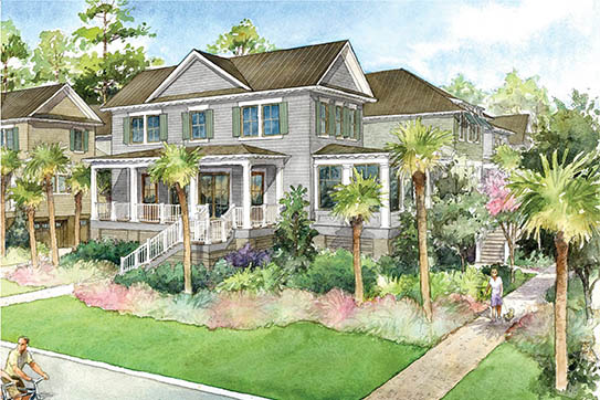 RiverView Townhome Rendering