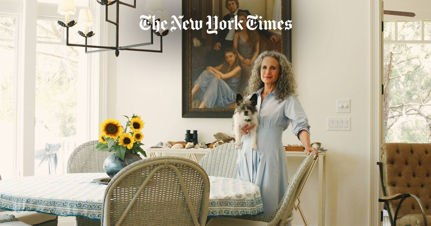 Press: <i>New York Times</i> Features Andie MacDowell’s Kiawah Island Sanctuary